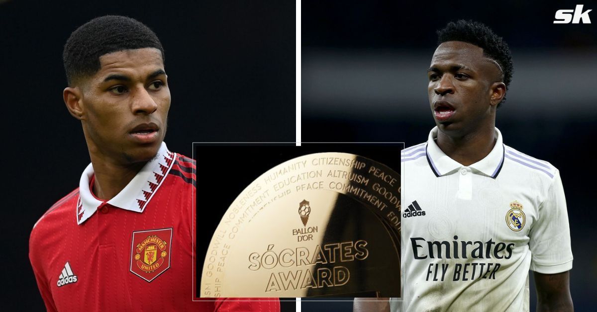 Vinicius Junior and Marcus Rashford are among the nominees of the Socrates award