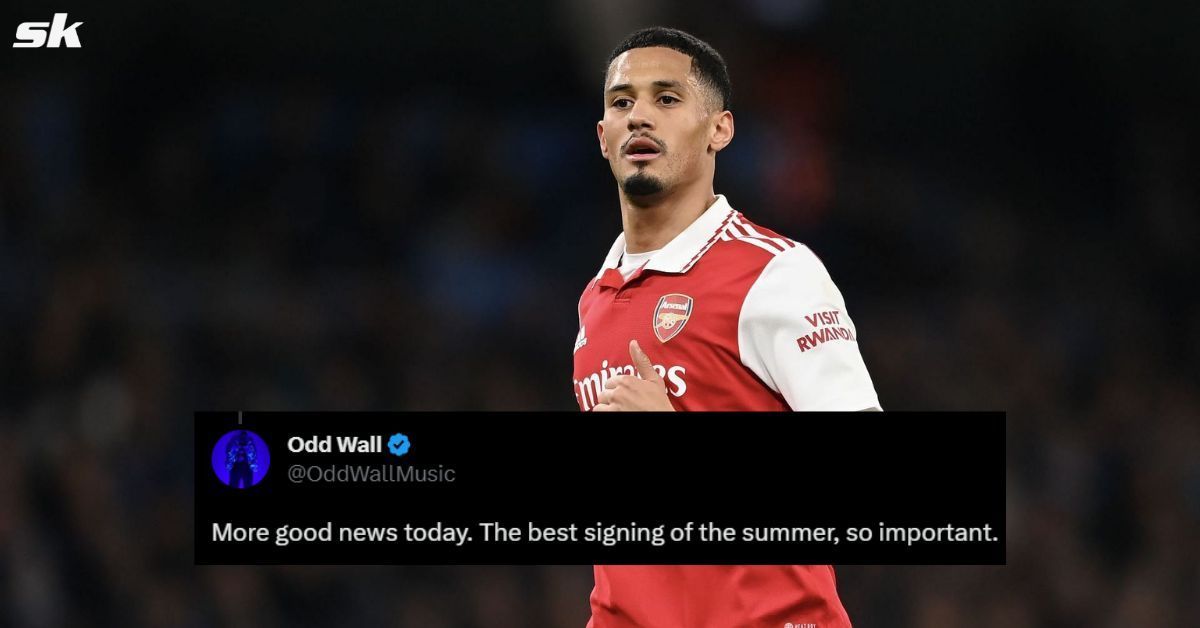 William Saliba has extended his Arsenal contract