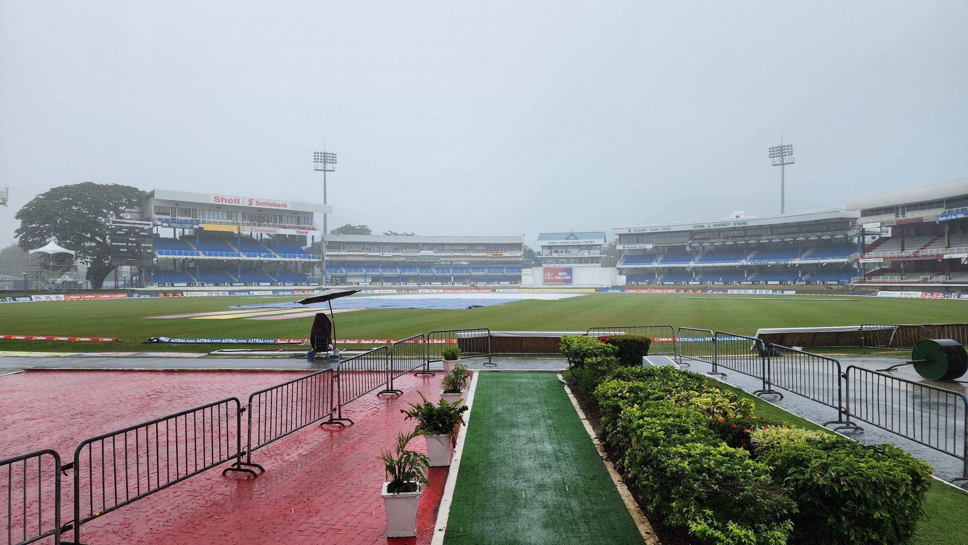 बारिश की वजह से मैच हुआ रद्द (Photo - BCCI)
