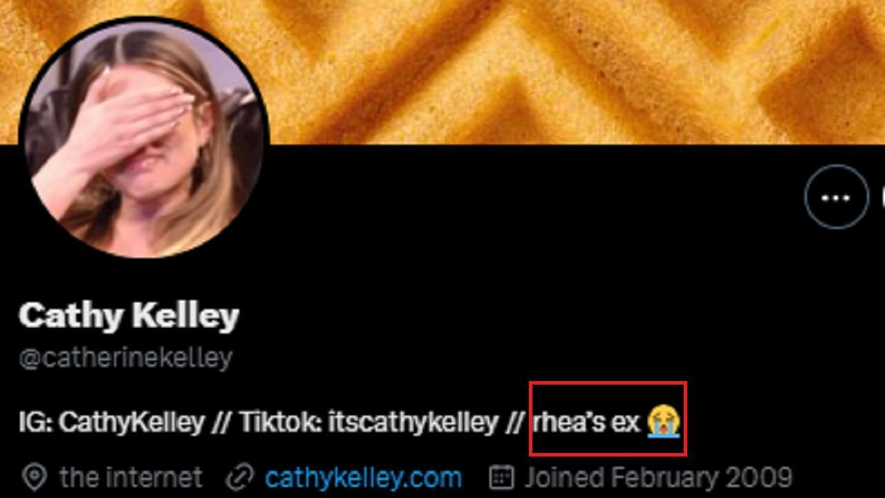 Cathy Kelley&#039;s updated Twitter bio