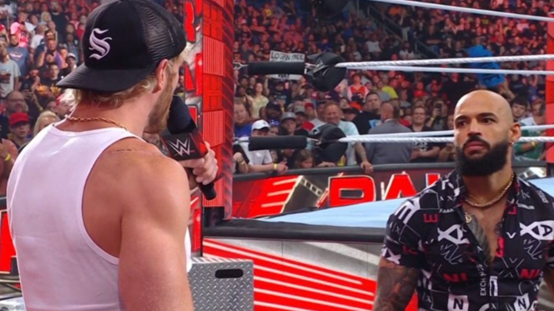 Logan Paul and Ricochet confronted each other on WWE RAW.