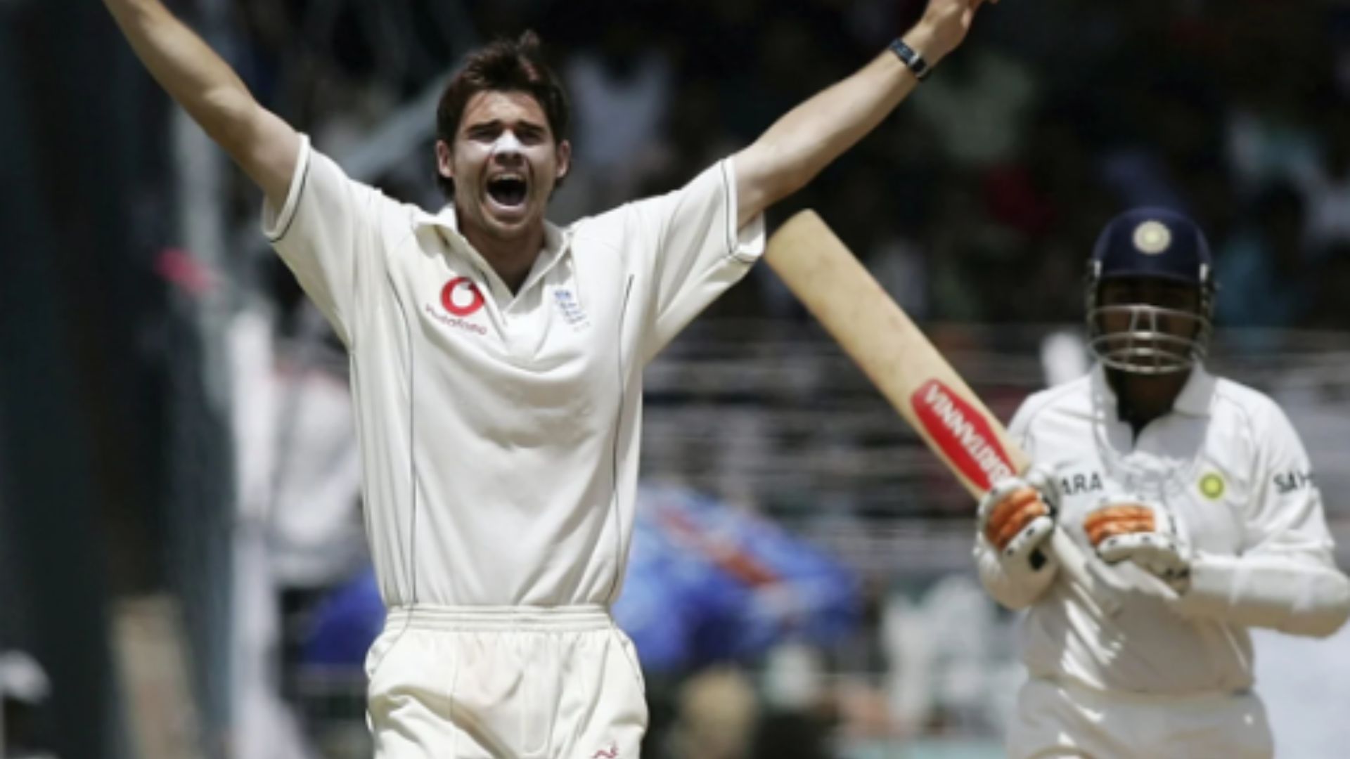 James Anderson made a match-winning contribution during the Wankhede Test in 2006.