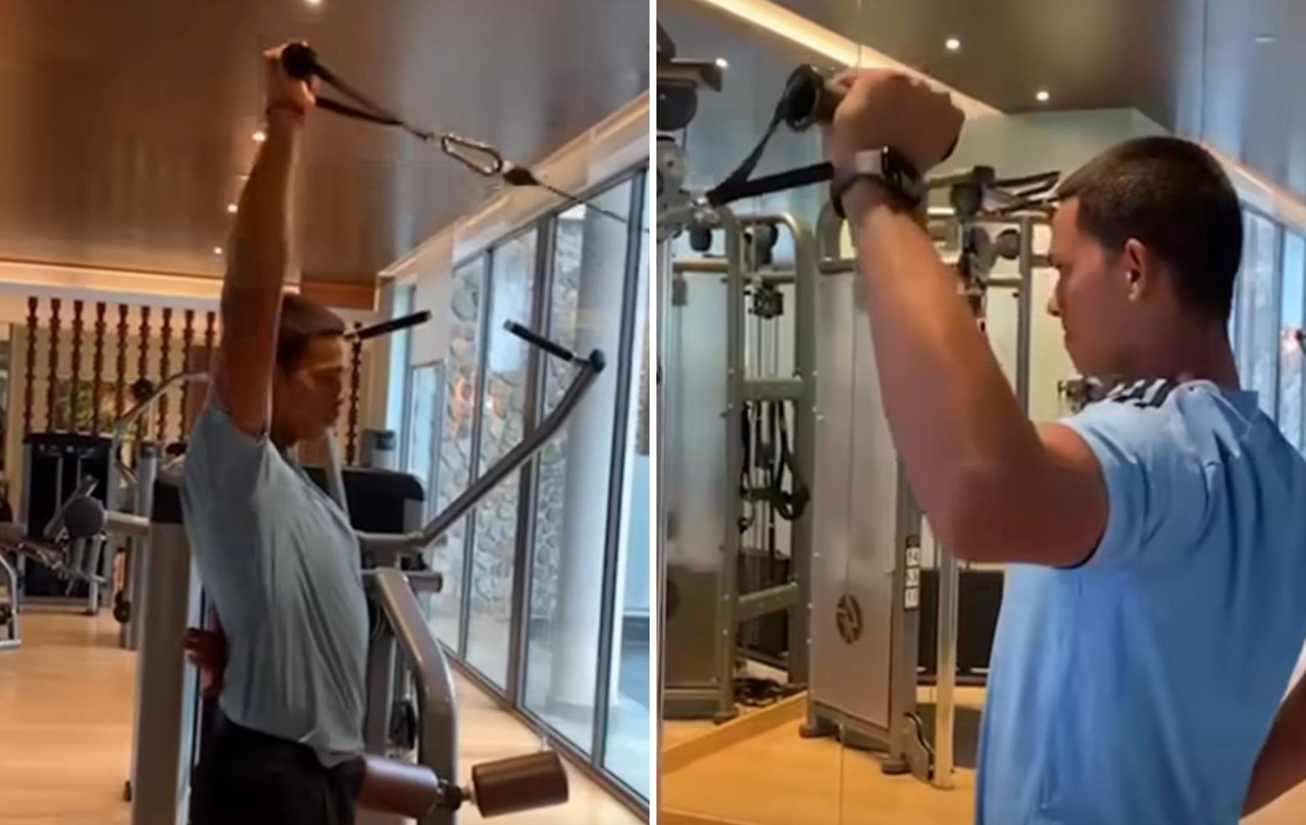 Yashasvi Jaiswal during a workout session. (Pics: Instagram)