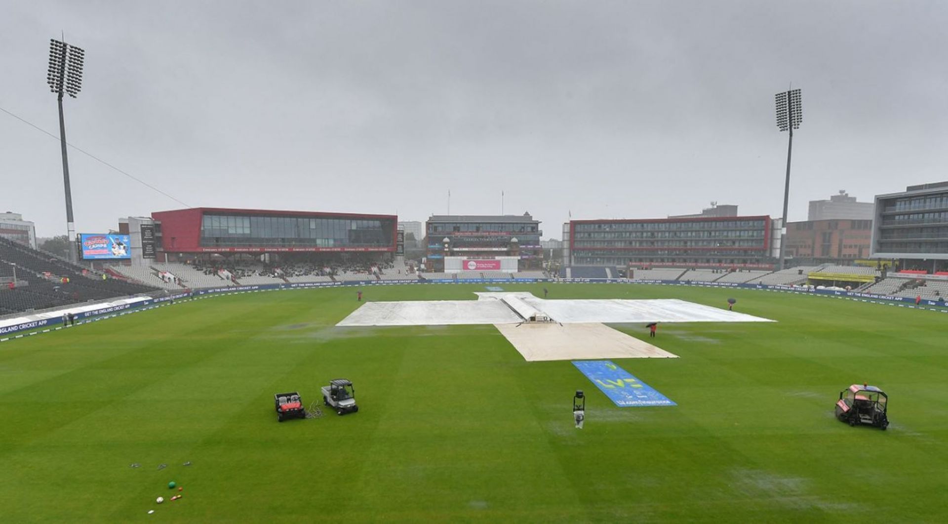 Rain washed away the entirety of Day 5 at Manchester