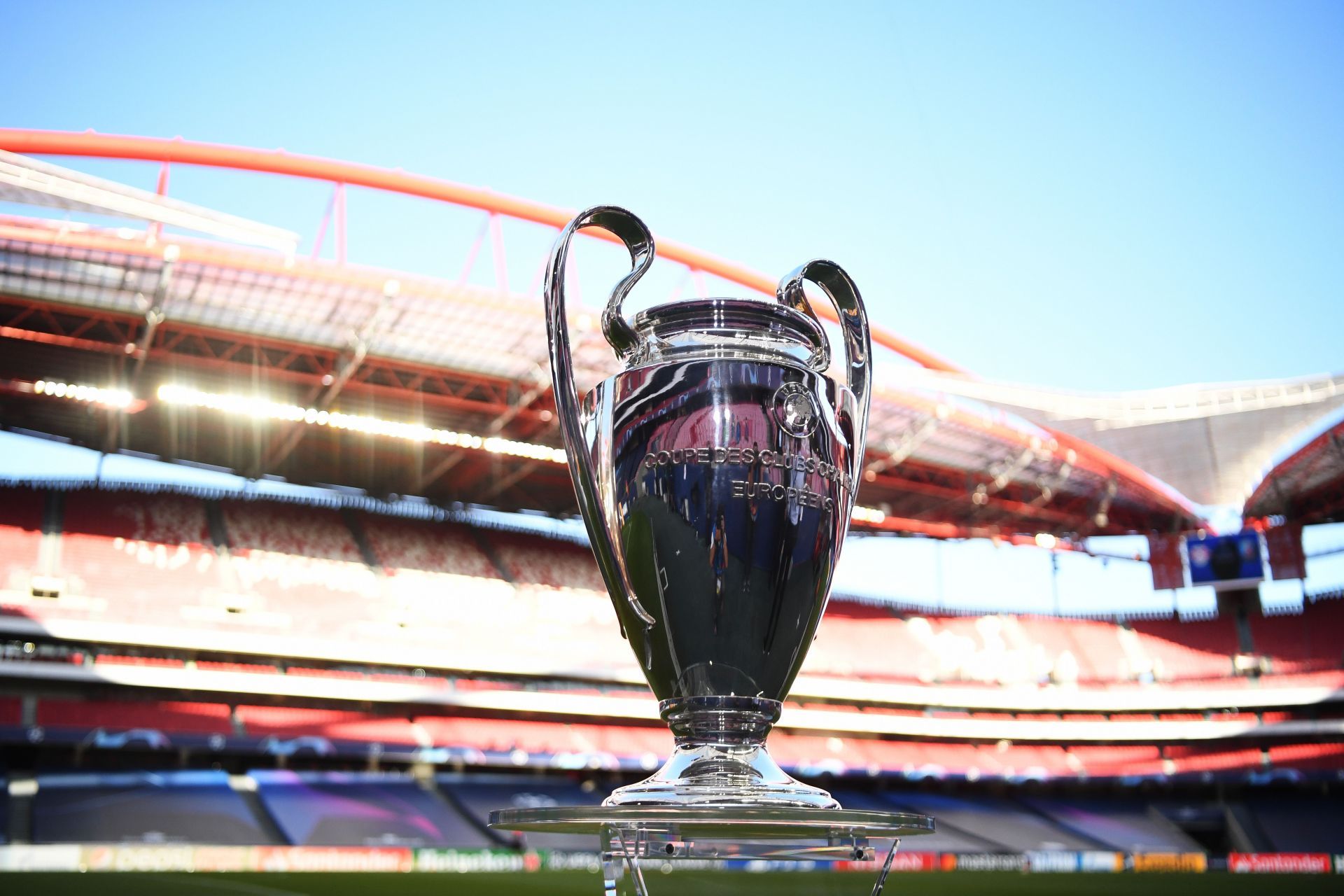 The Champions League trophy