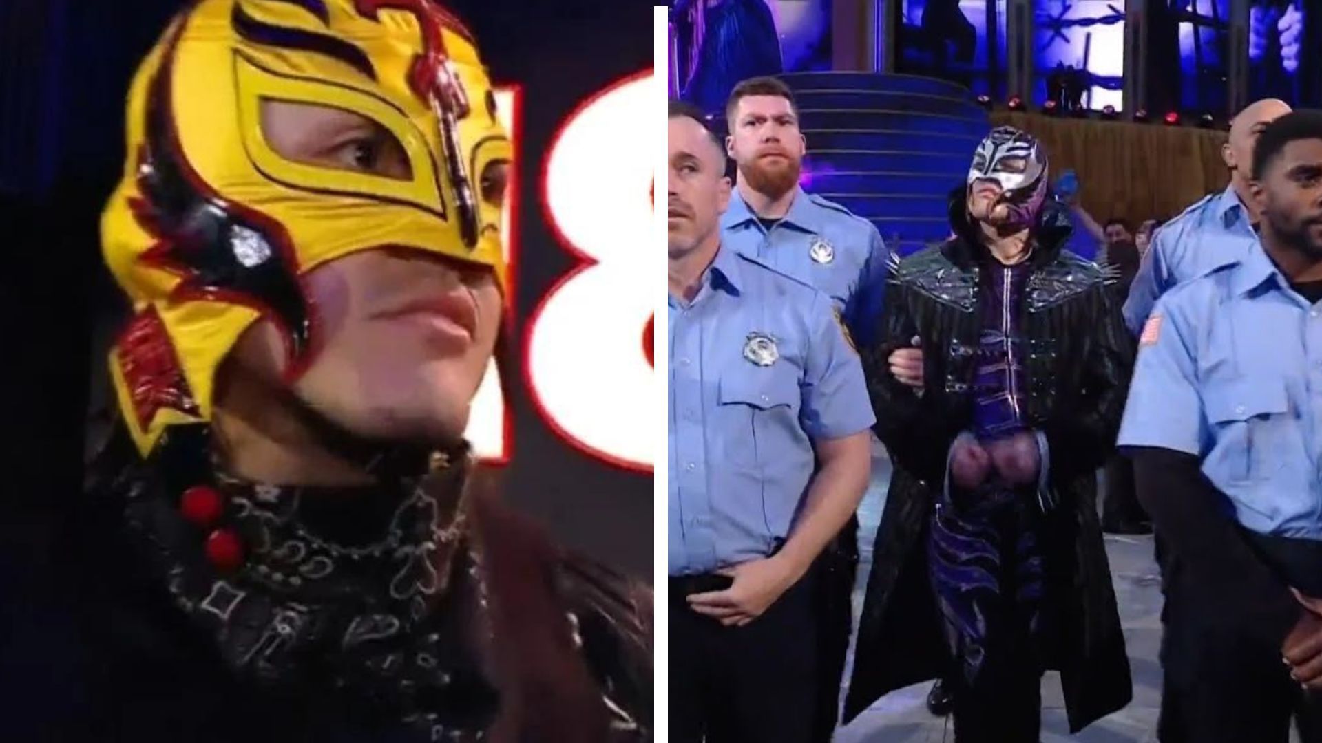 Dominik Mysterio only wore a mask in WWE so far to mock his father