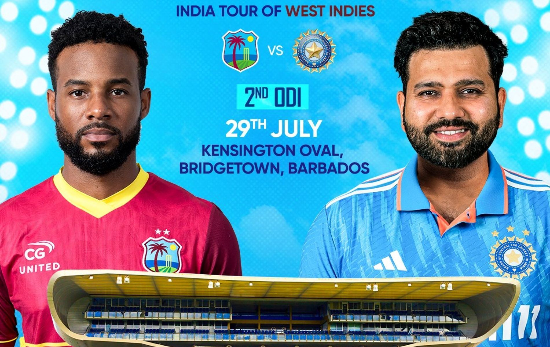 India vs West Indies 2023, 2nd ODI