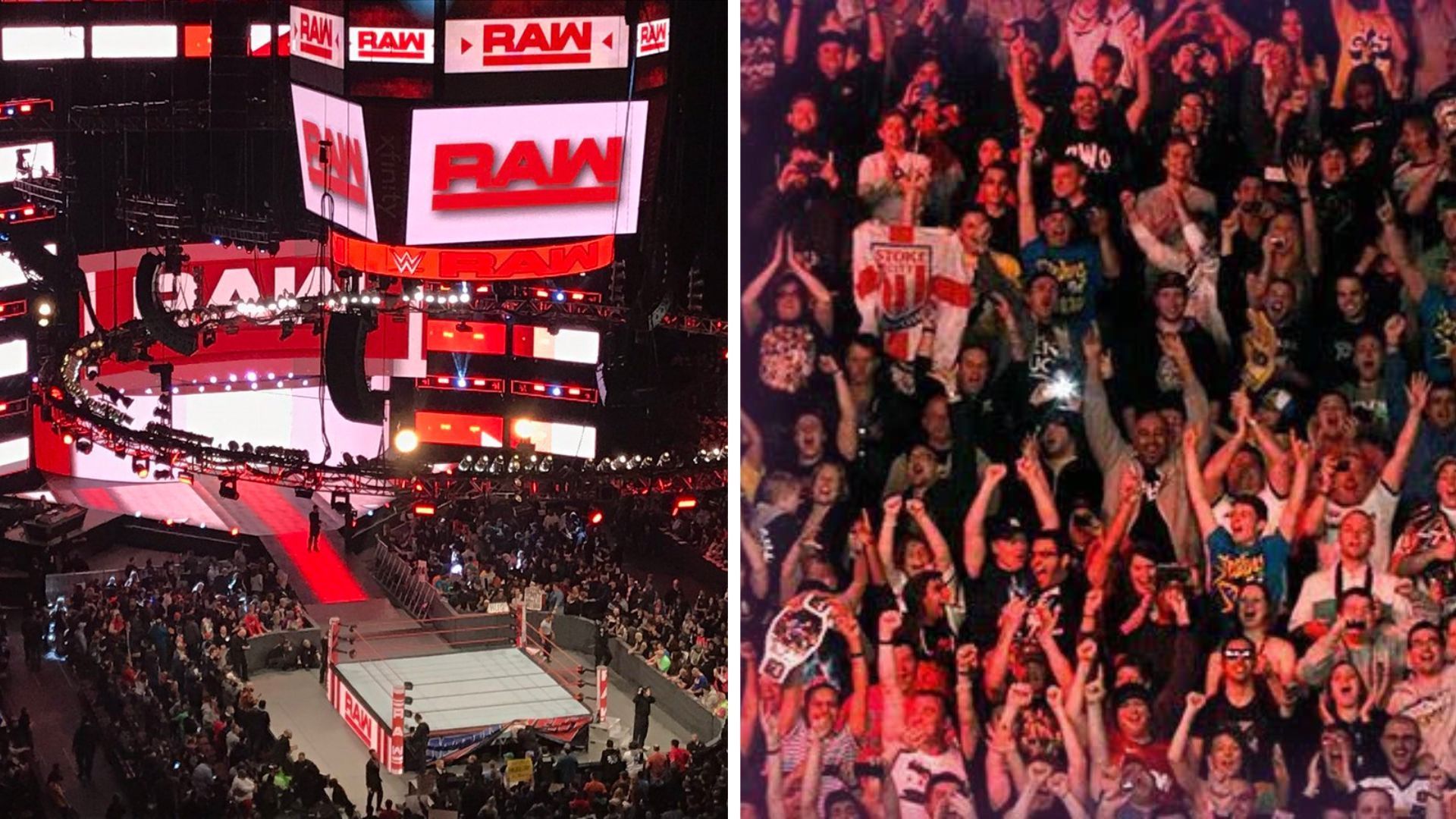 WWE RAW airs on Monday nights on the USA Network