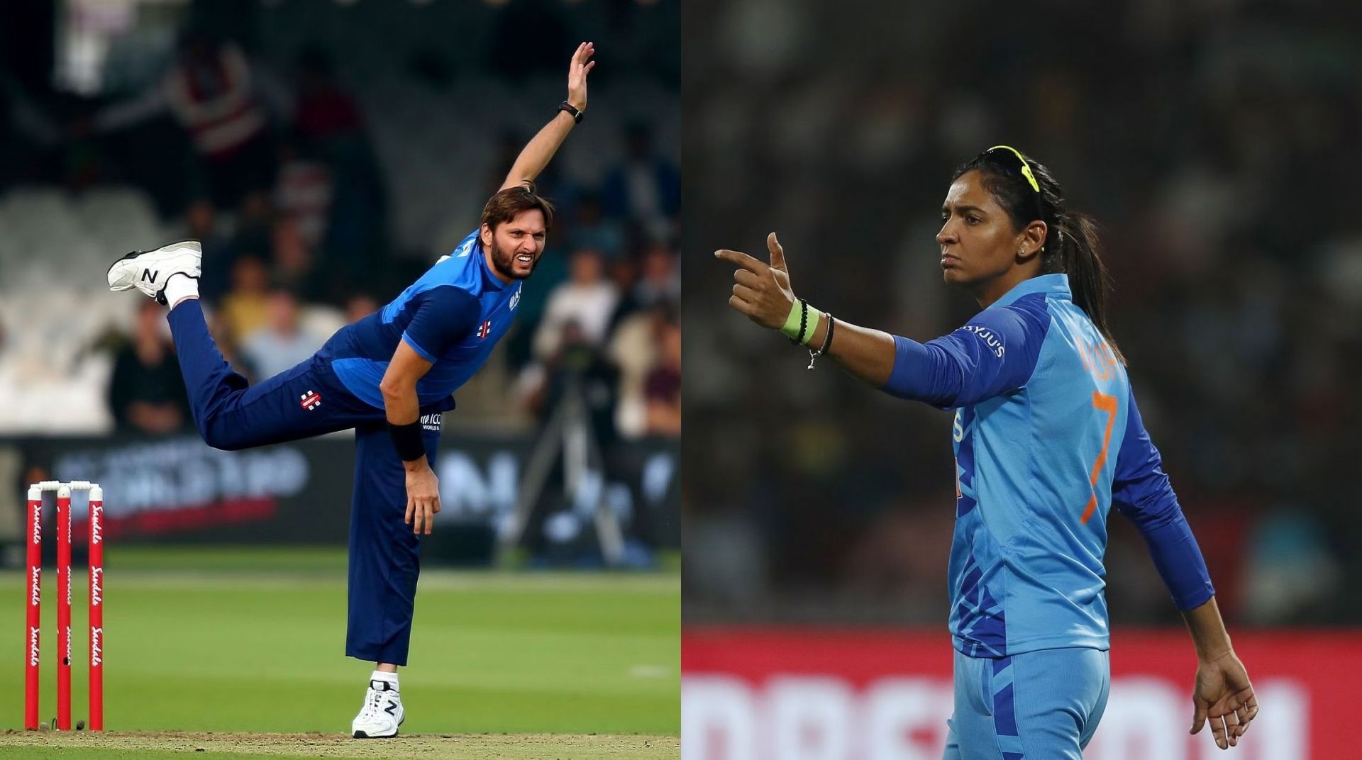 Shahid Afridi, Harmanpreet Kaur