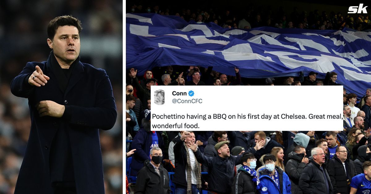 Mauricio Pochettino hosted a barbeque party in his first day as the Chelsea manager