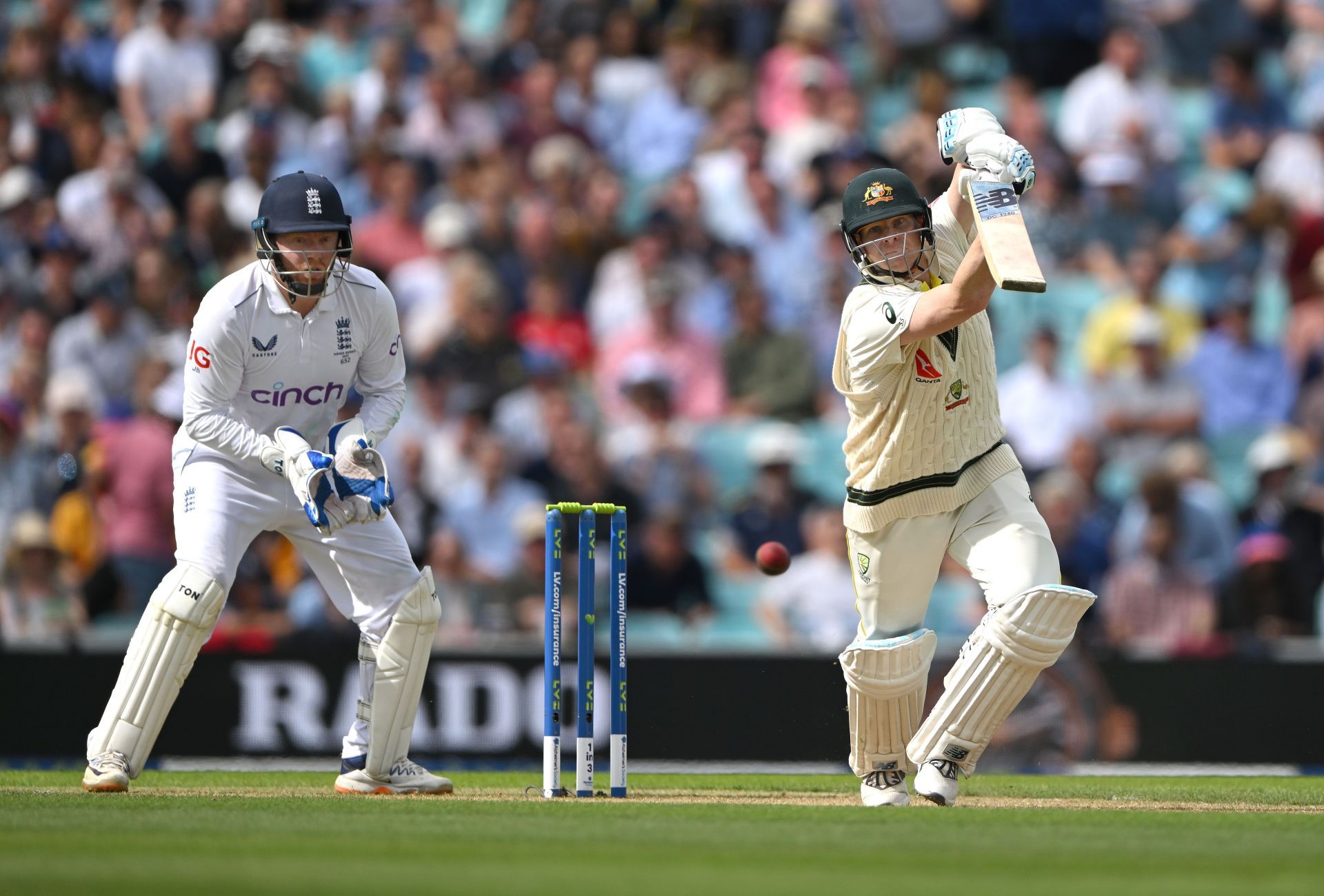 England v Australia - LV= Insurance Ashes 5th Test Match: Day Two