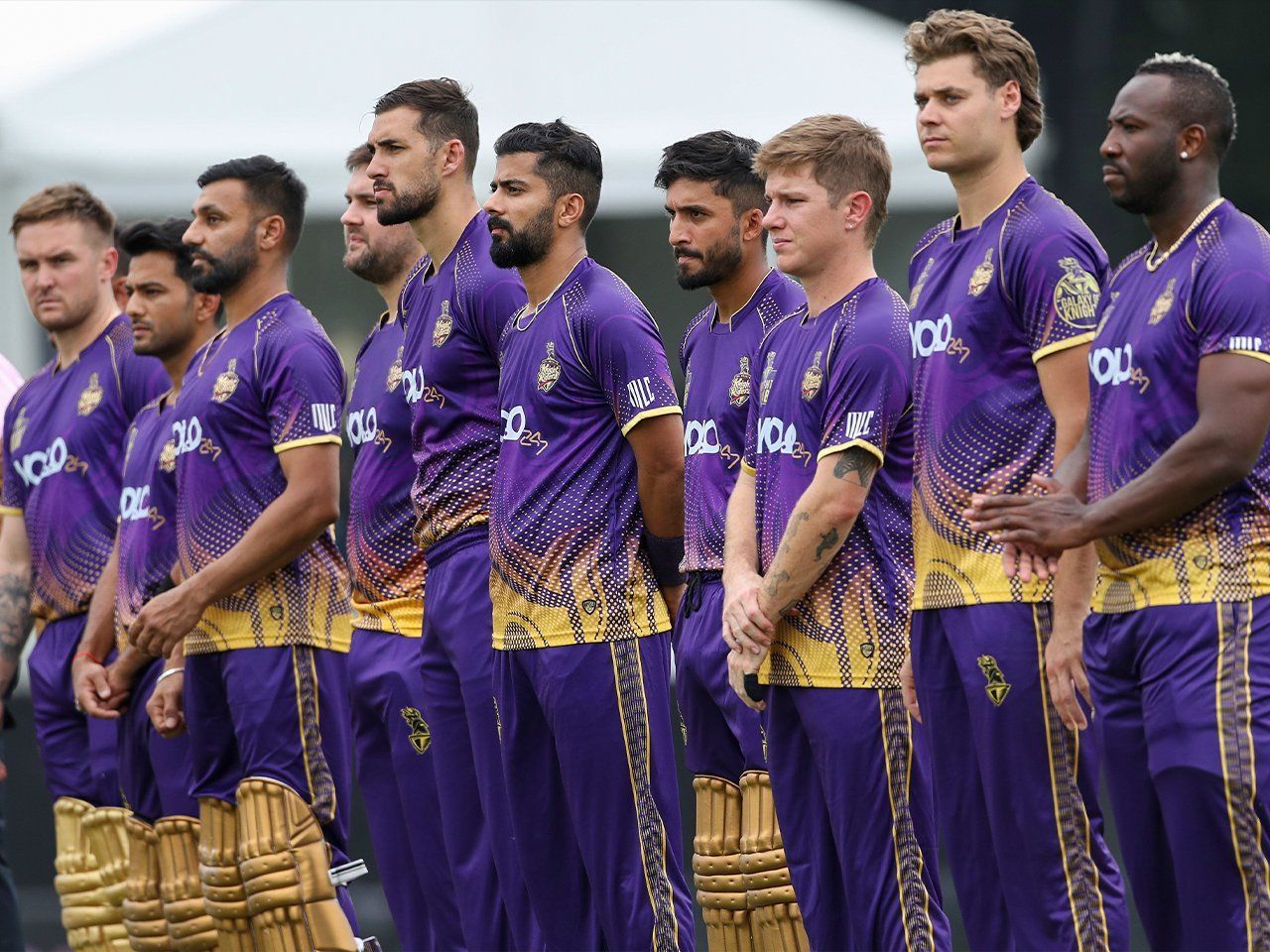 The LA Knight Riders had a disappointing tournament despite having a galaxy of stars. Pic: Twitter/@LA_KnightRiders