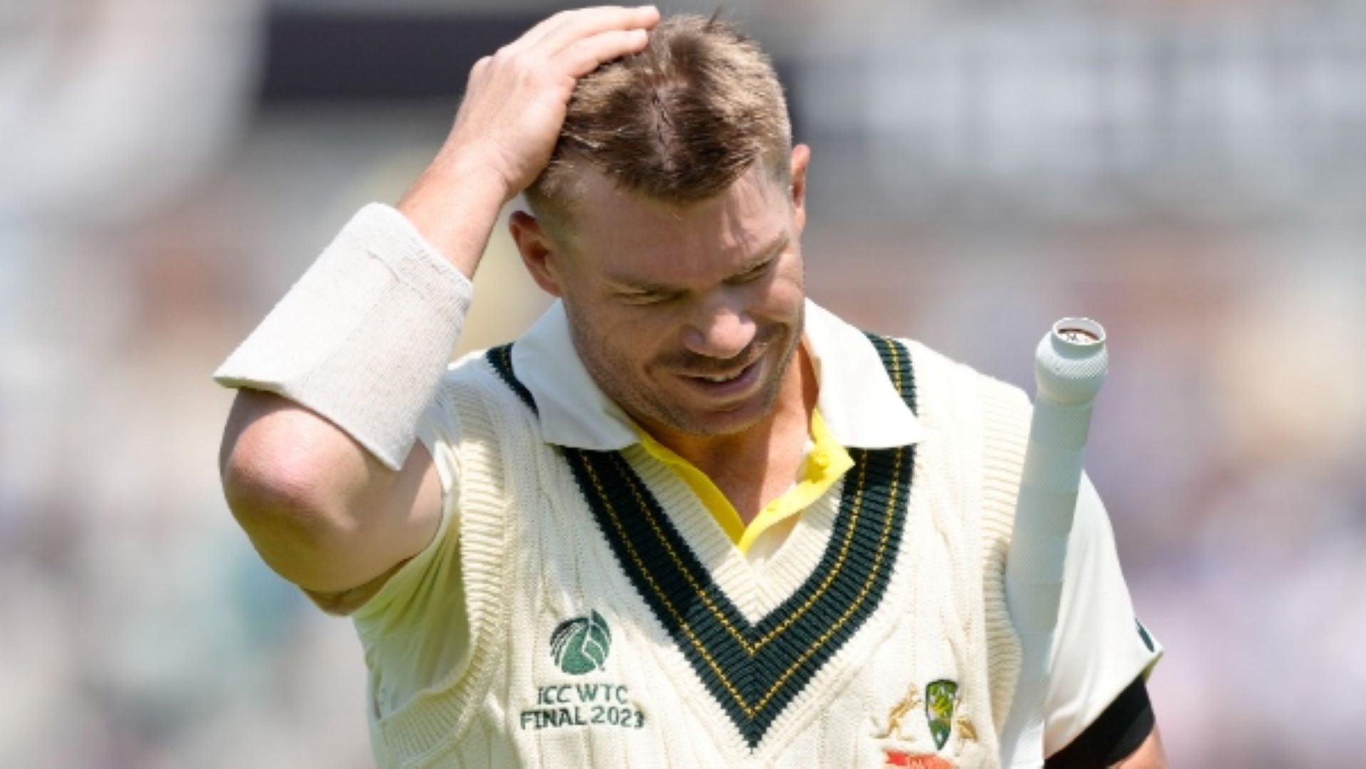 David Warner failed to convert another start on Day 1 at the Oval
