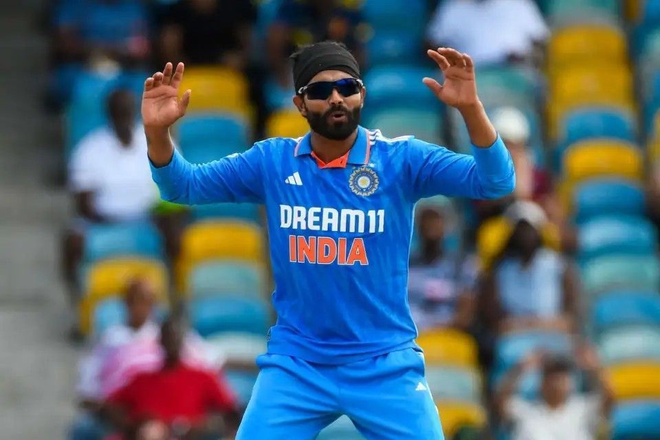 Ravindra Jadeja took three wickets vs WI [Getty Images]