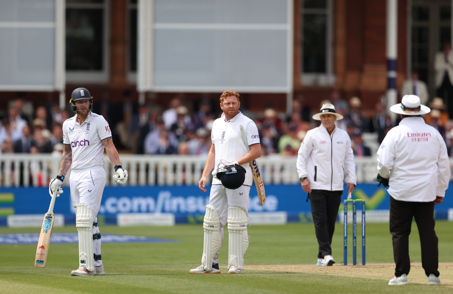 Jonny Bairstow after being dismissed on Day 5 at Lord&rsquo;s. (Pic: Getty Images)
