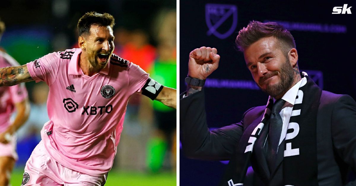 David Beckham reacted after Lionel Messi scored a winner on his Inter Miami debut 