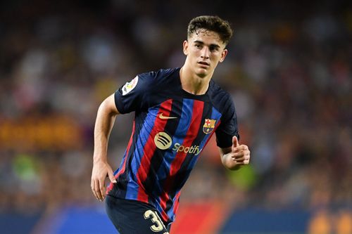 Barcelona midfielder Gavi (cred: Last Word on Sports)