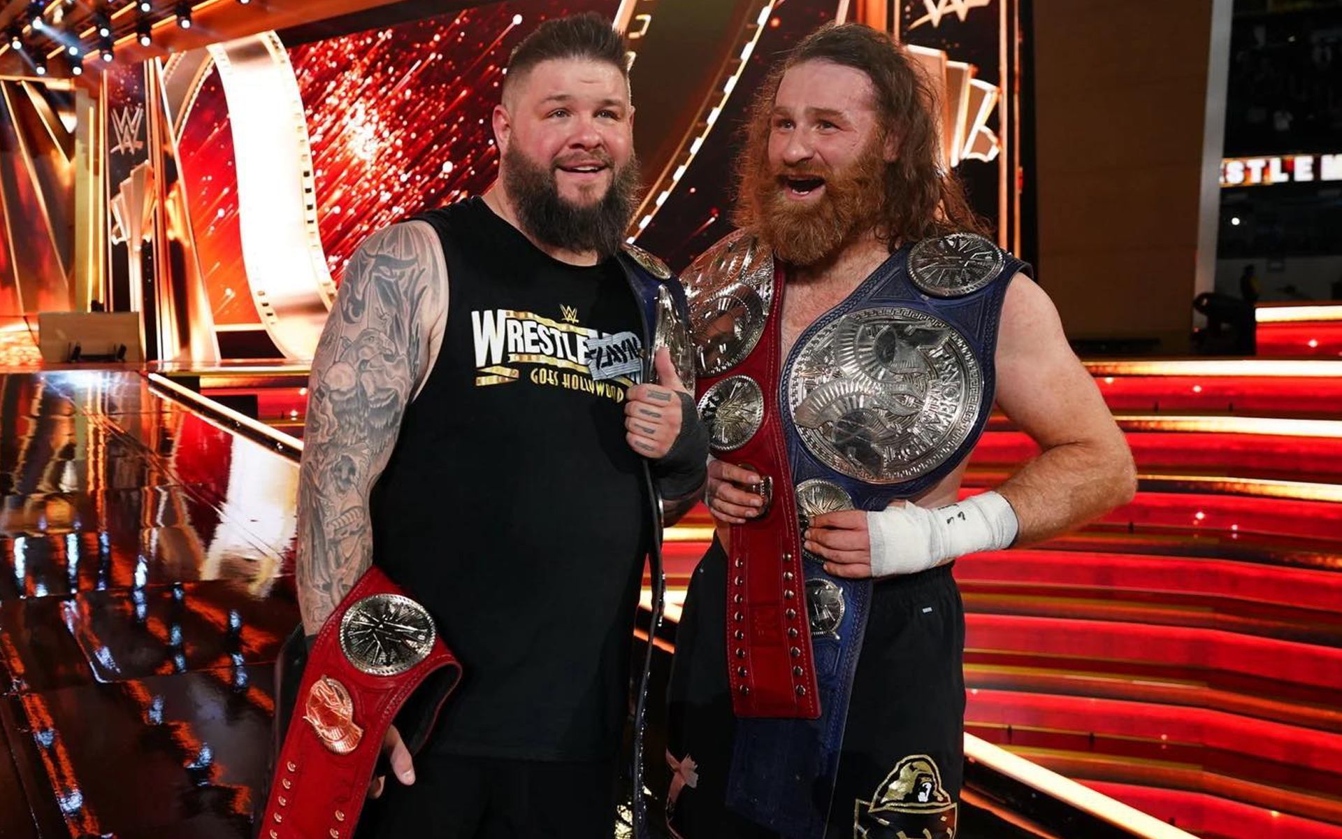 Kevin Owens &amp; Sami Zayn currently holds the Undisputed Tag Team titles