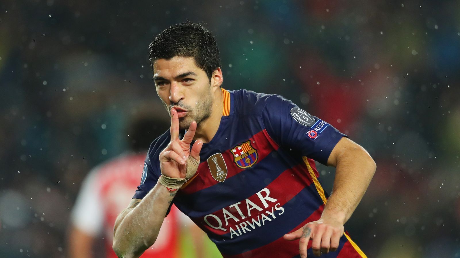 Luis Suarez during his Barcelona stint (cred: Sky Sports)