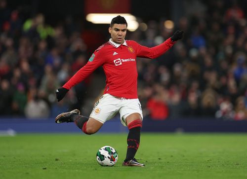 Manchester United v Nottingham Forest - Carabao Cup Semi Final 2nd Leg: Casemiro