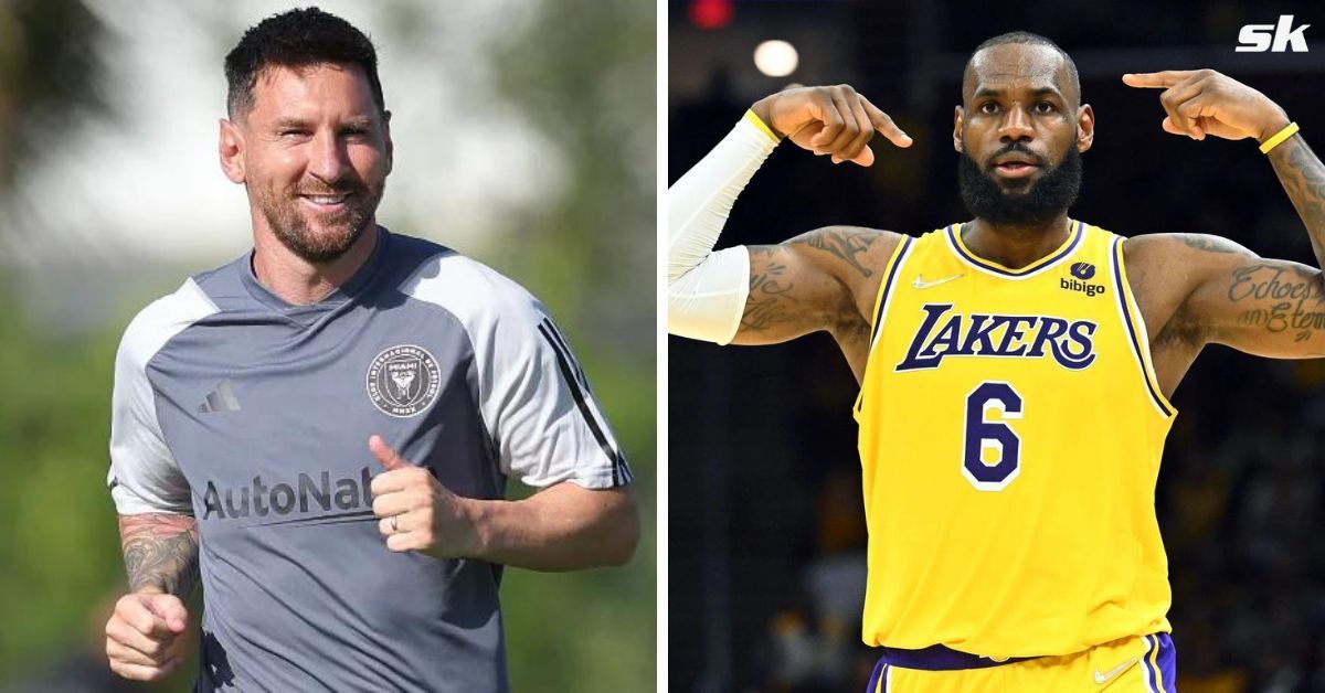 LeBron James sent a message to Lionel Messi