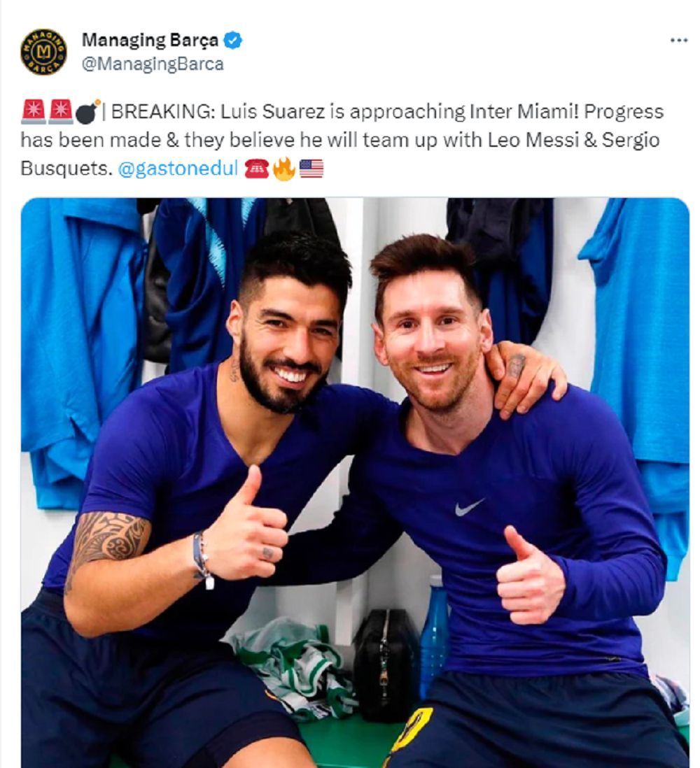 Messi and Suarez