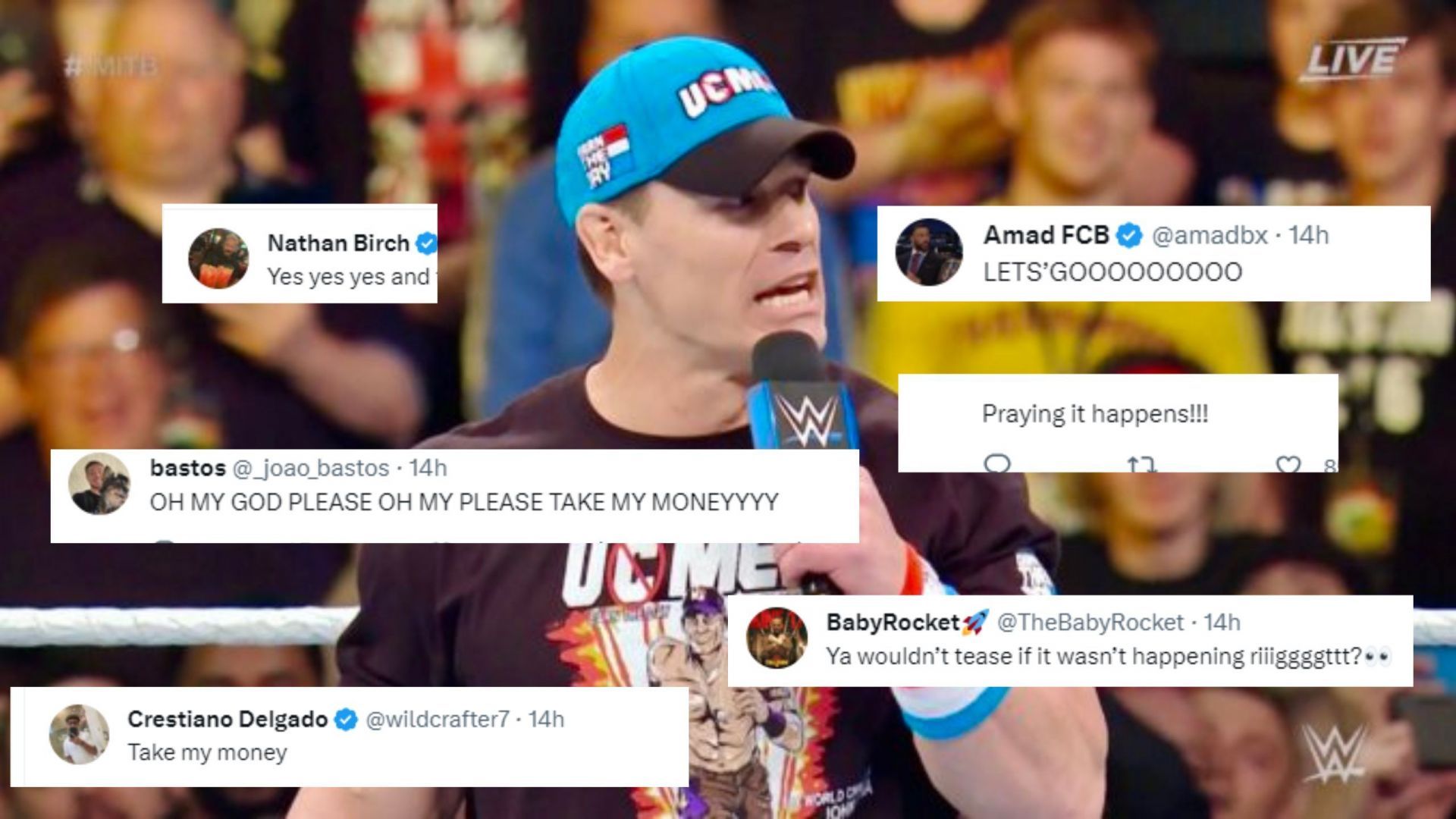 John Cena might have teased one of the biggest announcements in recent history 