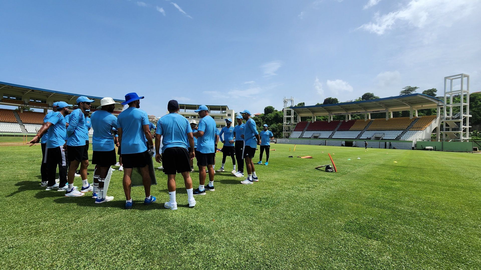 India will return to the cricket field tomorrow (Image: Twitter/BCCI)