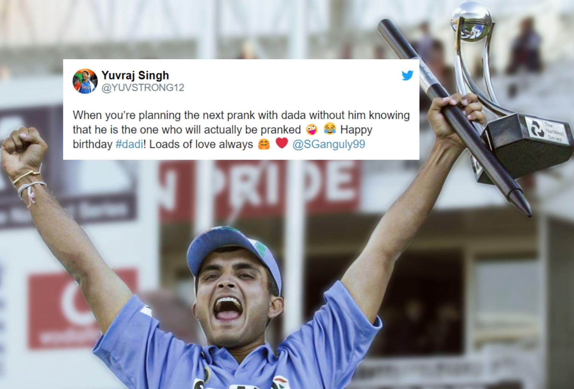 Ganguly received special wishes on Saturday as he turned 51.