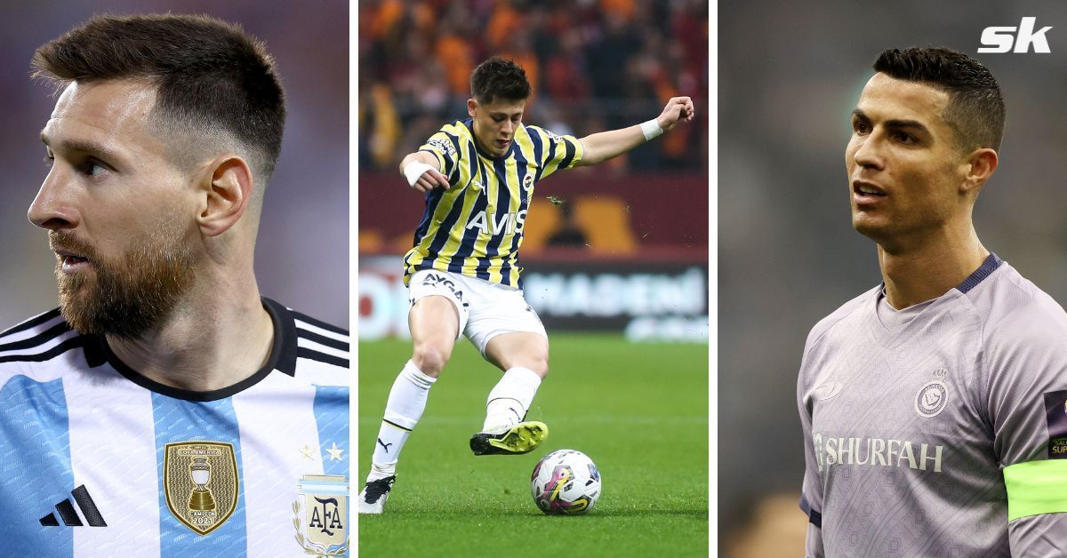 Arda Guler is rubbing shoulders with Lionel Messi and Cristiano Ronaldo