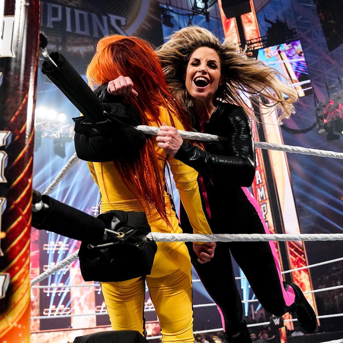 Trish Stratus defeated Becky Lynch at Night of Champions 2023