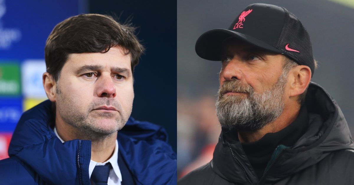 Chelsea manager Mauricio Pochettino and Liverpool boss Jurgen Klopp