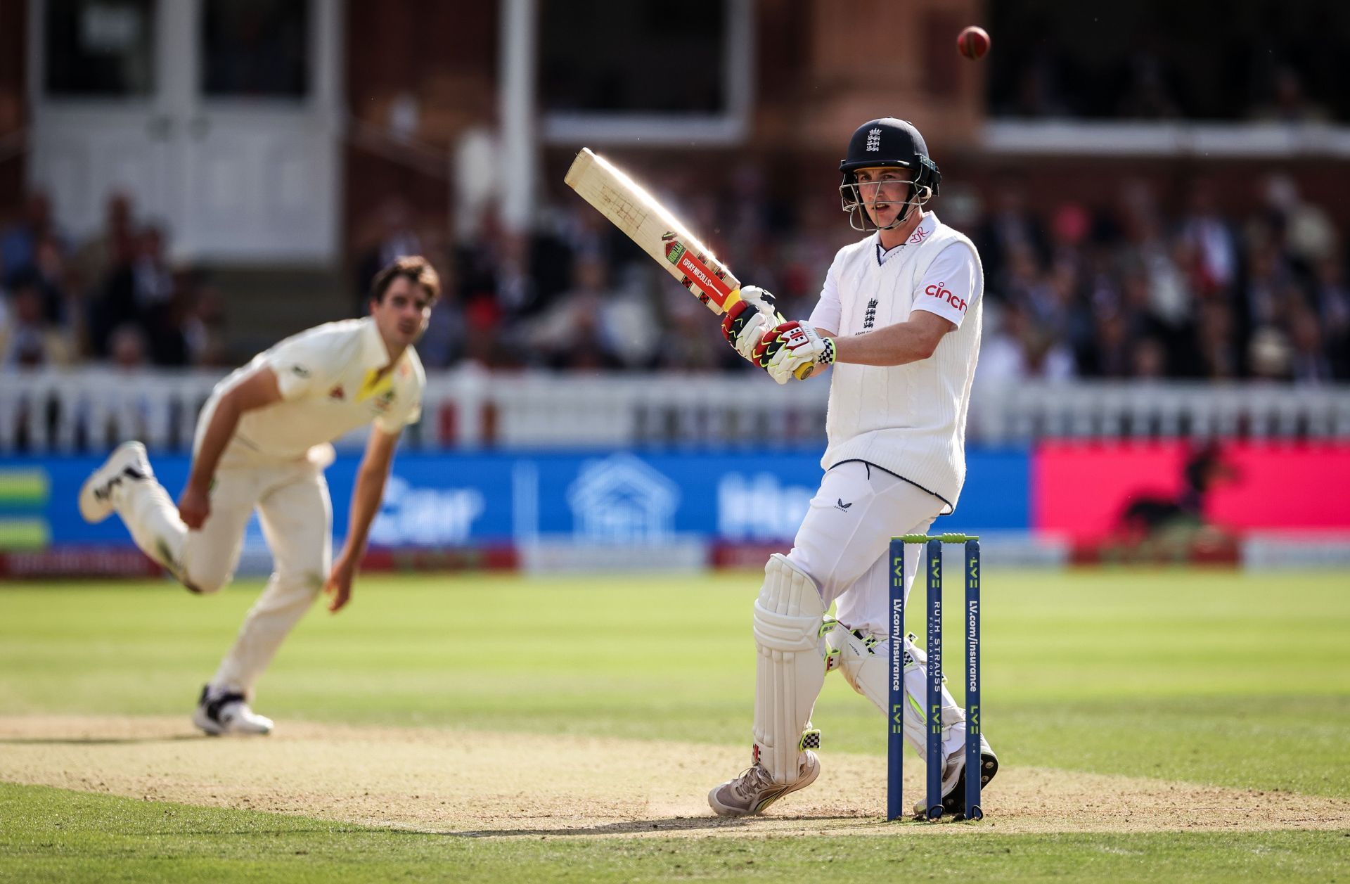 England v Australia - LV= Insurance Ashes 2nd Test Match: Day Two