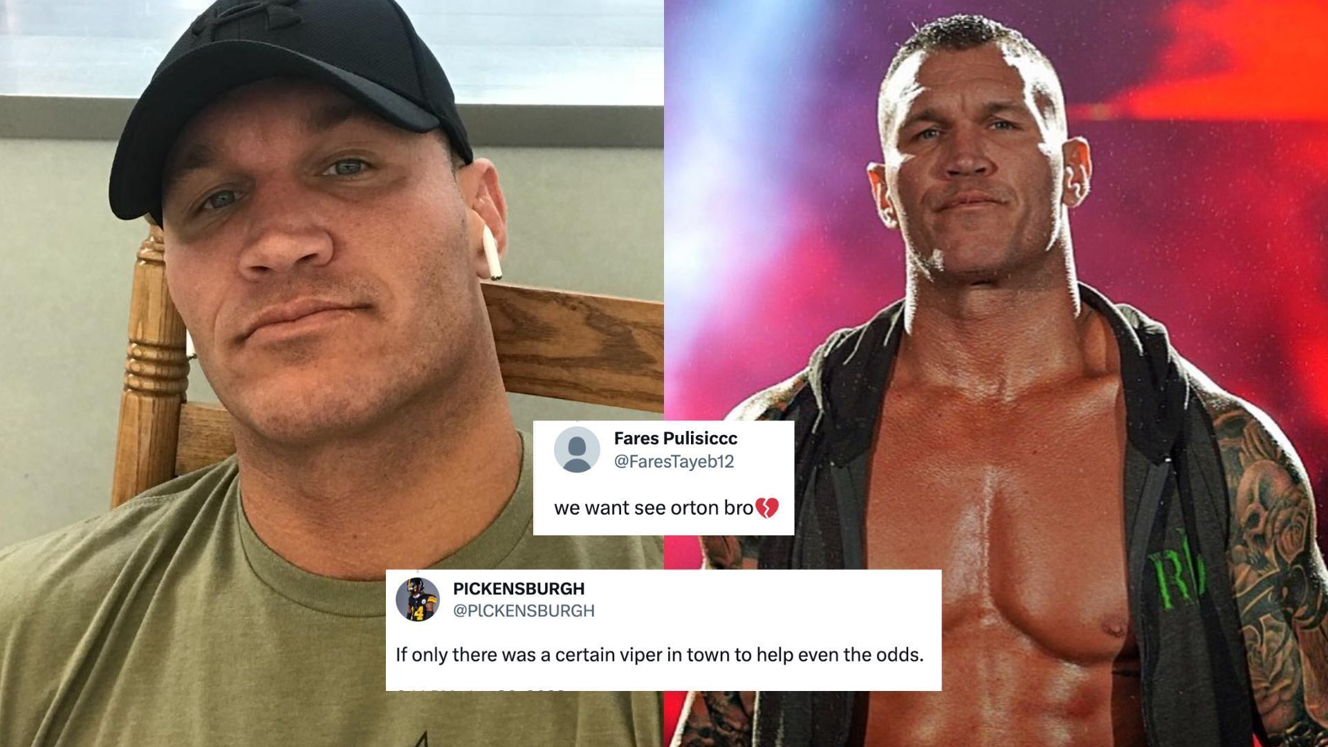 Randy Orton is currently out of action with an injury. 