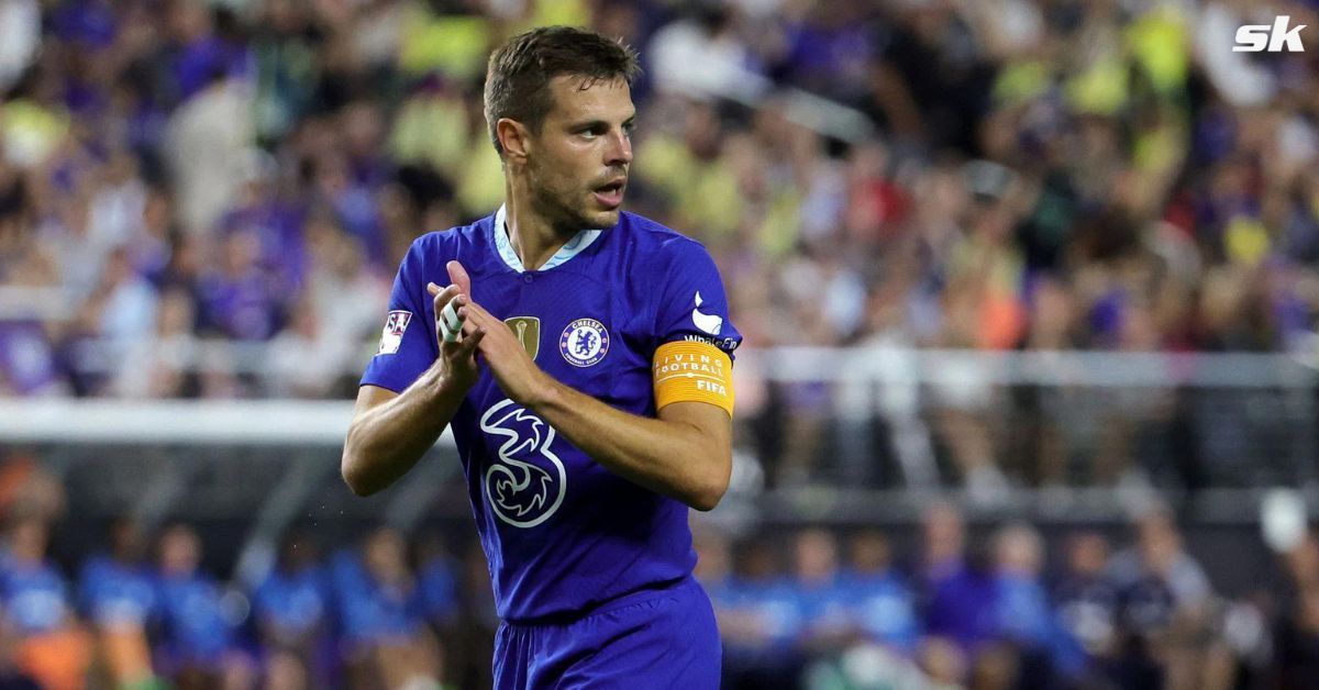 Cesar Azplicueta bids farewell to Chelsea fans.