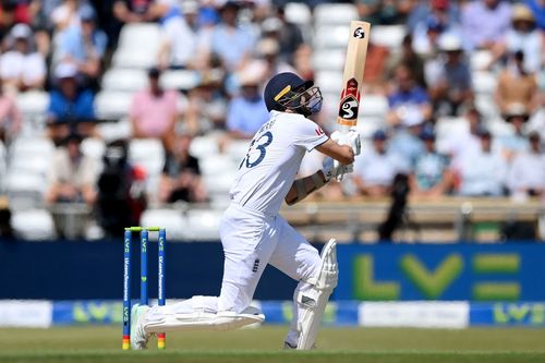 Mark Wood smashed three sixes and a four during his first-innings knock.