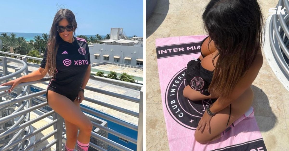 Model-turned-referee Claudia Romani welcomes Lionel Messi to Inter Miami with bikini photoshoot