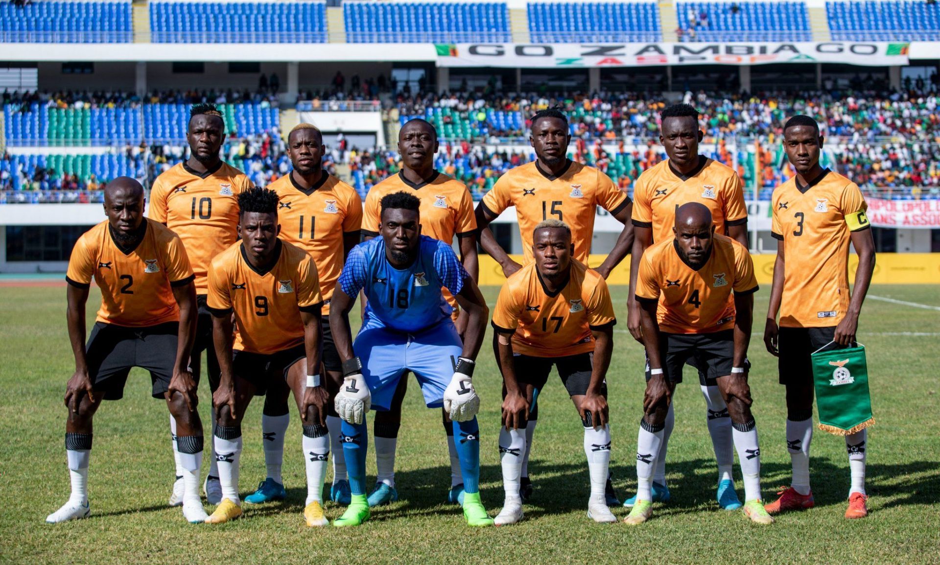 Zambia have a 100% win record to Comoros 