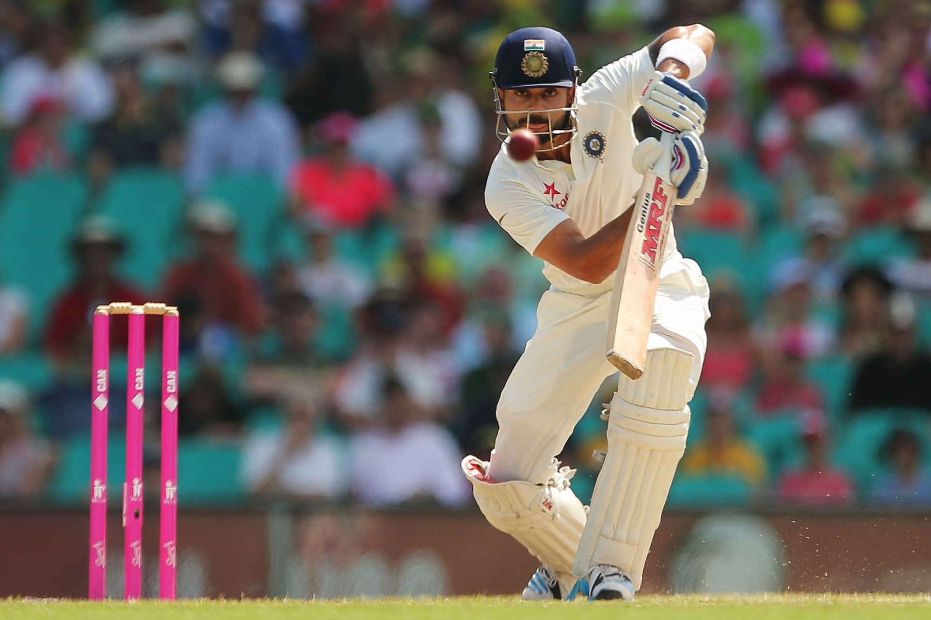 Virat Kohli is renowned for his pleasing cover drives.