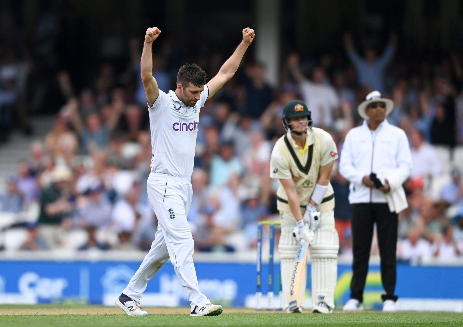 England’s fast bowlers have had the upper hand over Australia’s batters in recent Tests. (Pic: Getty Images)