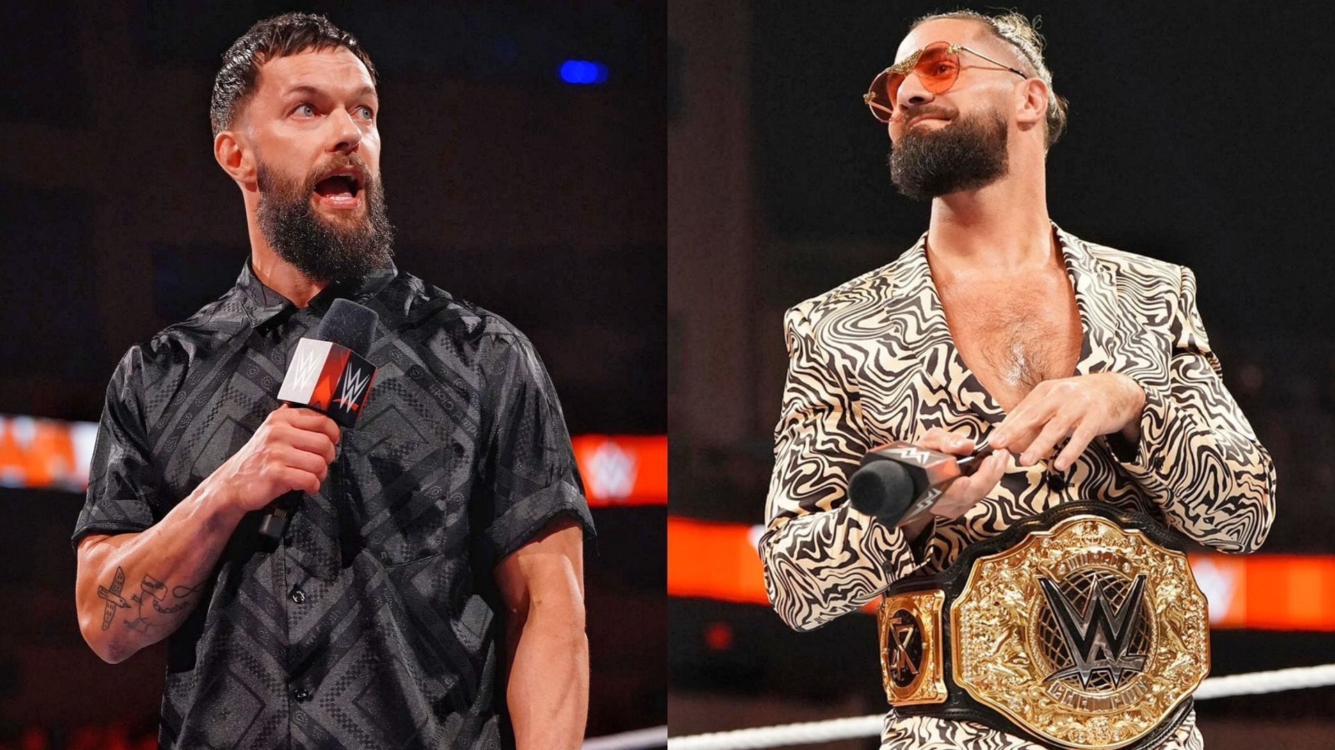 Finn Balor and Seth Rollins