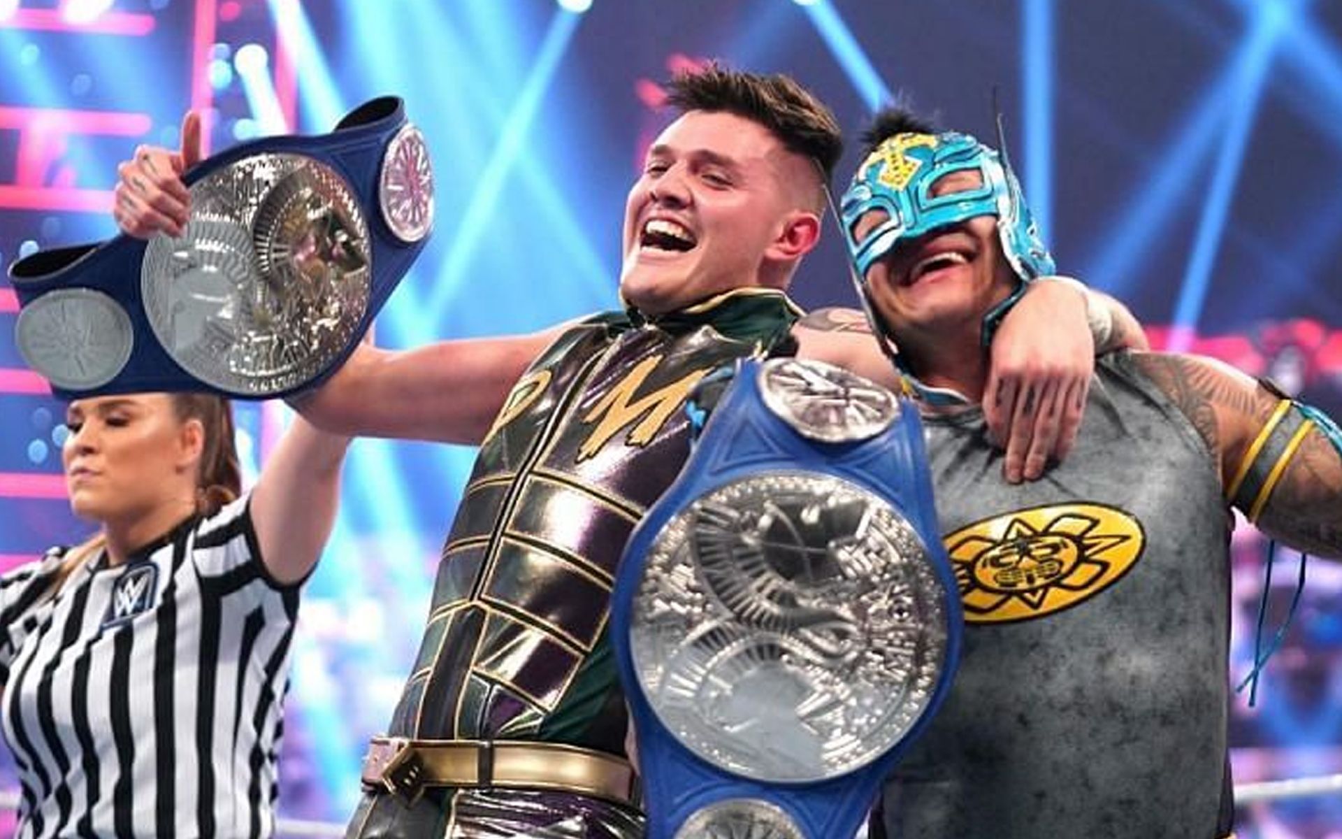 Dominik Mysterio is a former SmackDown tag team Champion