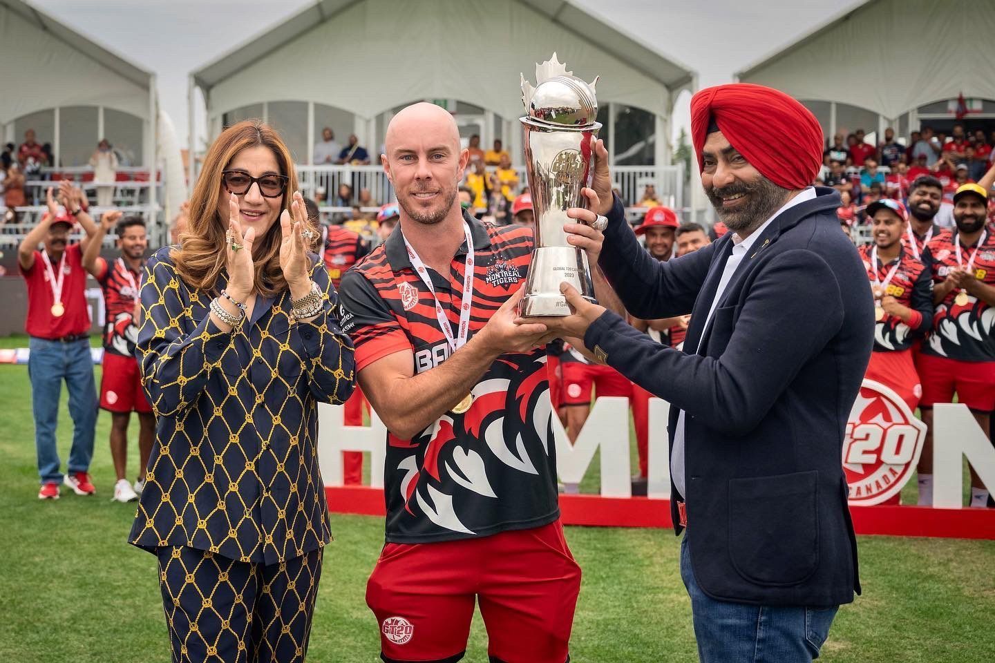 Chris Lynn led the Tigers to a title victory (PC: GT20 Canada)