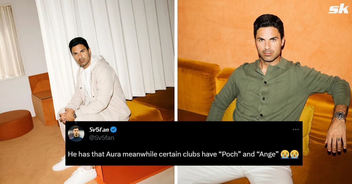 Arsenal manager Mikel Arteta modeled for British GQ