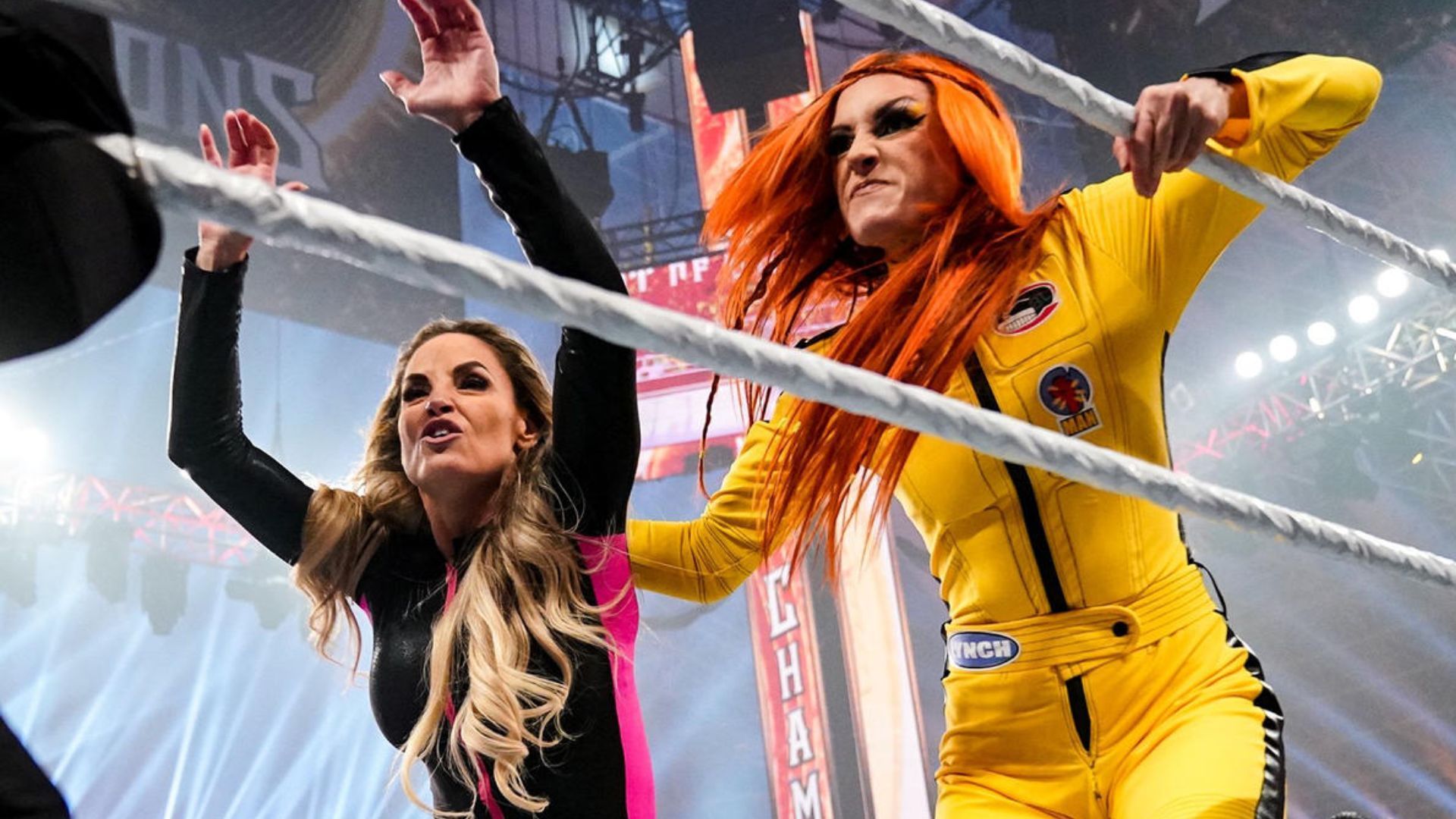 Becky Lynch and Trish Stratus. Image Credits: wwe.com 