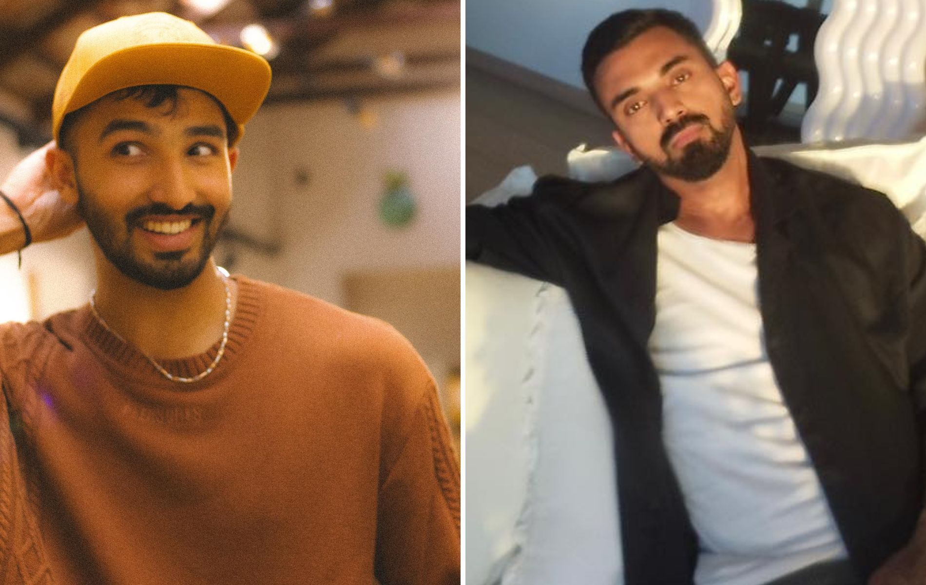 Devdutt Padikkal (L) and KL Rahul. (Pics: Instagram)