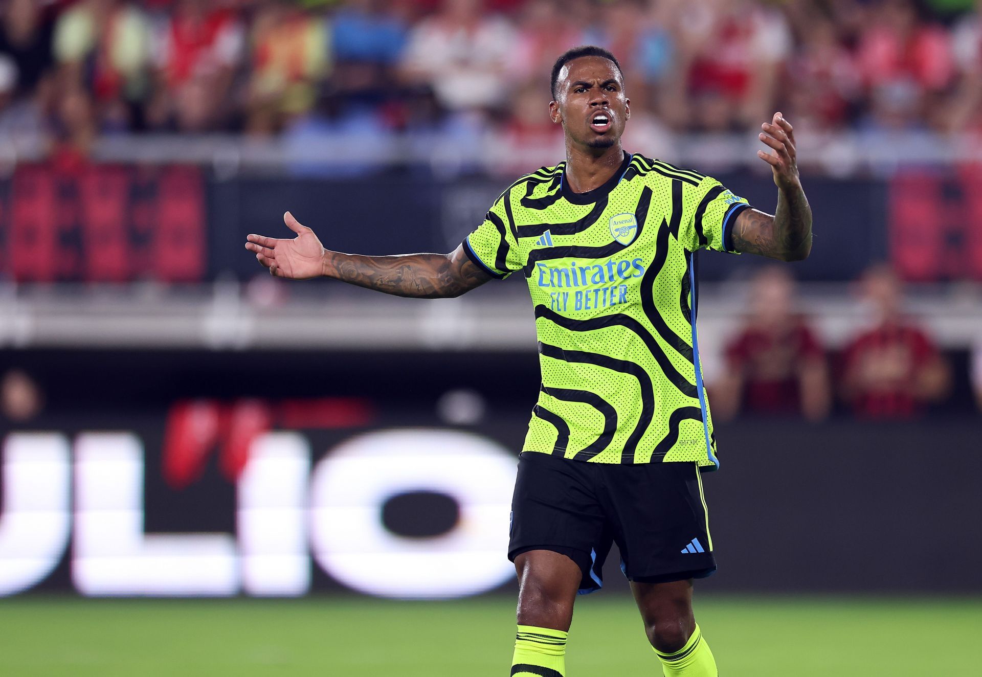 Gabriel Magalhaes has admirers at the Santiago Bernabeu,