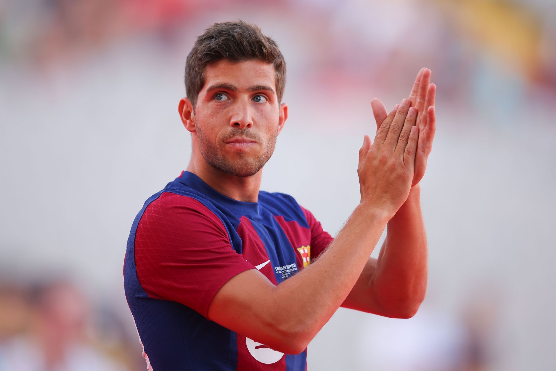 Sergi Roberto fuelled talk of the Brazilian&#039;s return.