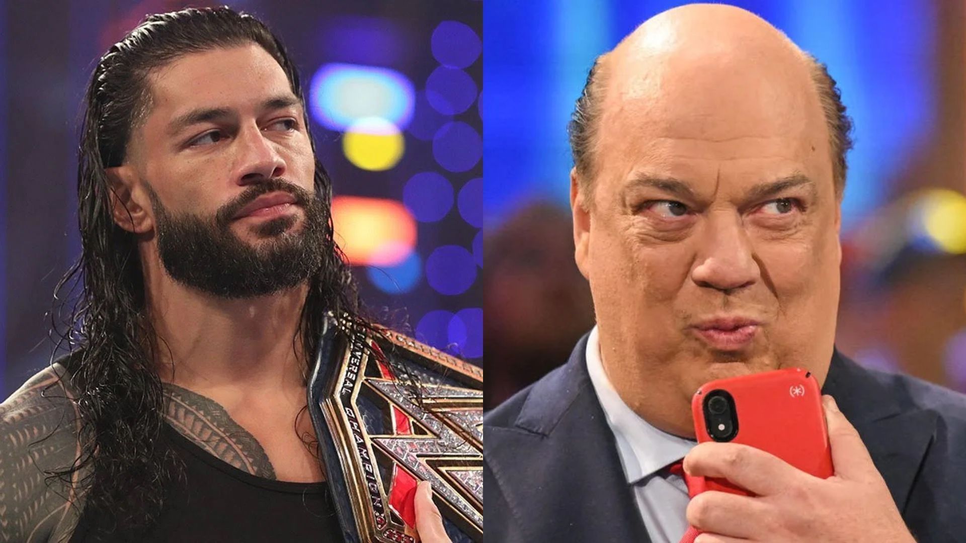 Roman Reigns (left) and his Special Counsel Paul Heyman (right)