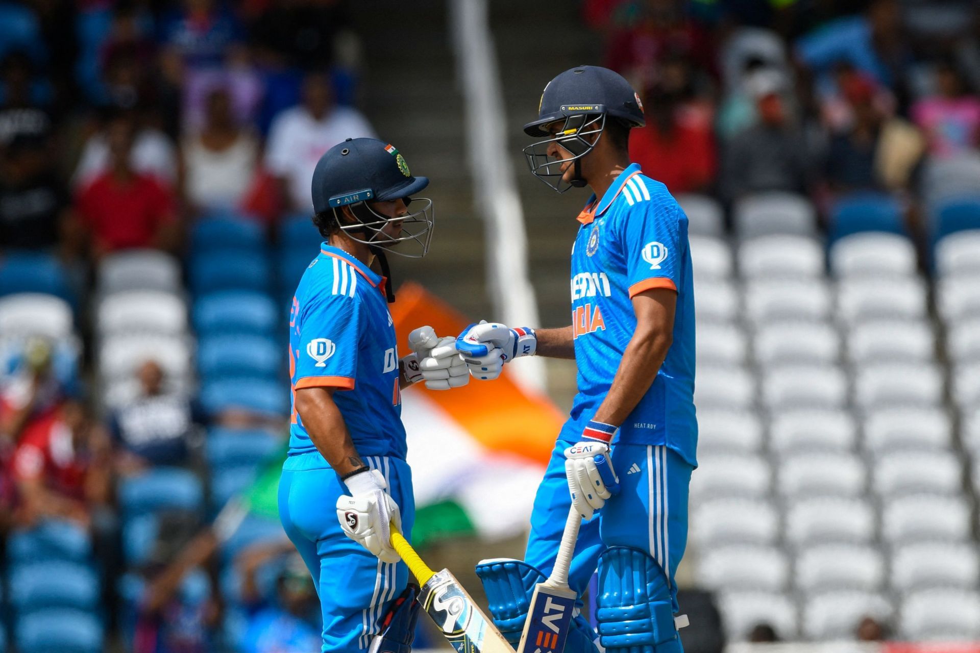 Ishan Kishan and Shubman Gill strung together a 143-run opening-wicket partnership. [P/C: BCCI]